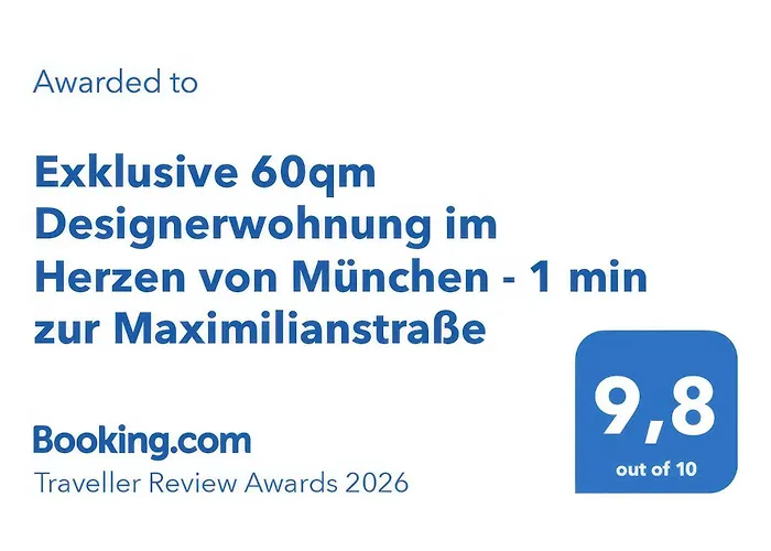 Exklusive 60qm Designerwohnung Im Herzen Von - 1 Min Zur Maximilianstrasse Appartement Munich