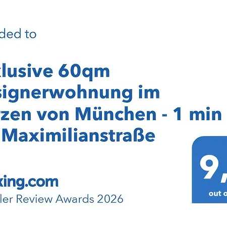 Exklusive 60qm Designerwohnung Im Herzen Von - 1 Min Zur Maximilianstrasse דירה מינכן